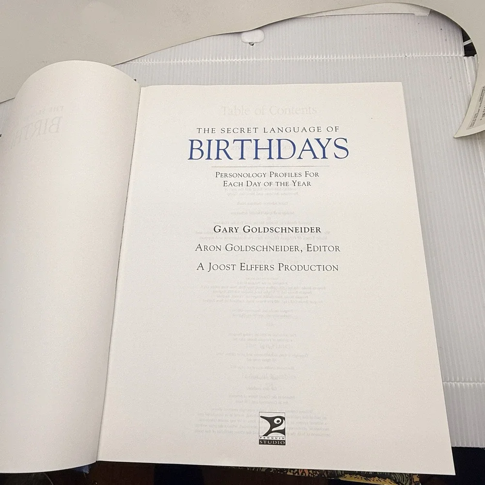 Secret Language of Birthdays & Relationships Book Set Astrology Goldschneider